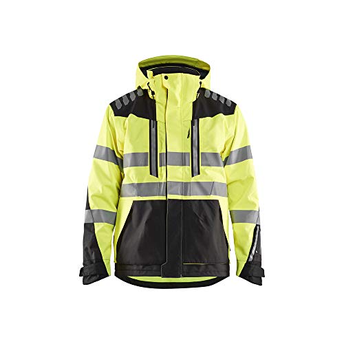 Blaklader 449619183399XXXL Shell Jacke, High Vis Gelb/Schwarz, Größe XXXL von BLÅKLÄDER