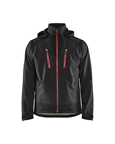 Blaklader 474925139956XXL Softshell Jacke, Schwarz/Rot, Größe XXL Blaklader 474925139956XXL Softshell Jacke, Schwarz/Rot, Größe XXL von BLÅKLÄDER