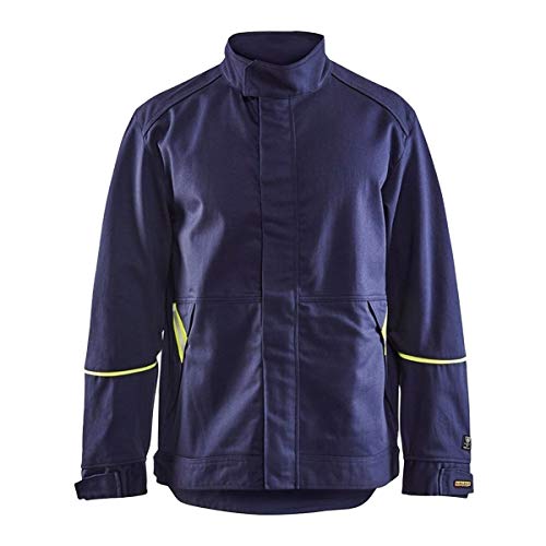 Blaklader 48011501 SCHWEIßENDE JACKET, Marineblau/Gelb, grootte XL von BLÅKLÄDER