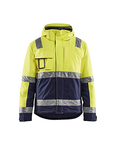 Blaklader 48701987 WINTERJACKE HIGH VIS, Gelb/Marine, grootte XL von BLÅKLÄDER