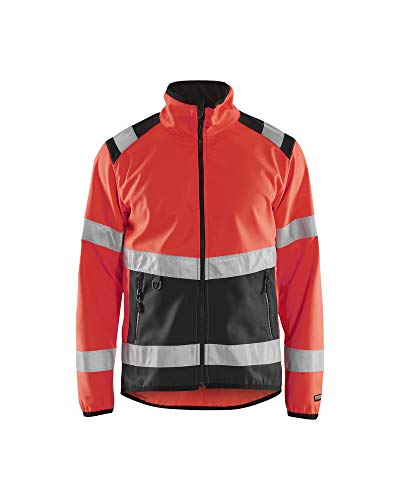 Blaklader 48772516 HOCHVISKOSE SOFTSHELL-JACKE, Rot/Schwarz, grootte XXL Blaklader 48772516 HOCHVISKOSE SOFTSHELL-JACKE, Rot/Schwarz, grootte XXL von BLÅKLÄDER