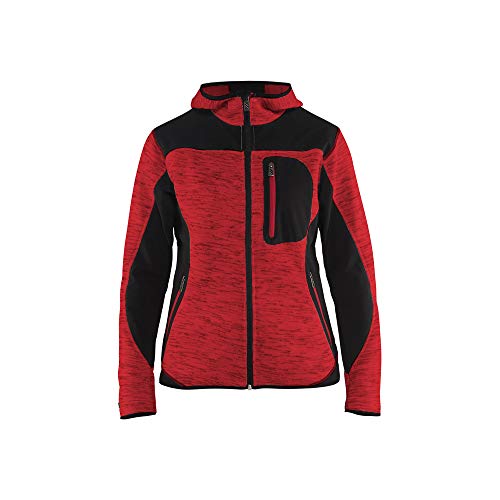 Blaklader 493121175699XL Damen StrickJacke, Rot/Schwarz, Größe XL von BLÅKLÄDER