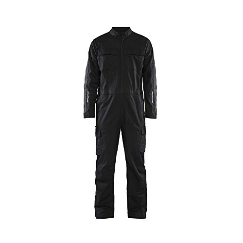 Blaklader 614418329998C48 Stretch Industrie Overall, Schwarz/Dunkelgrau, Größe C48 von BLÅKLÄDER