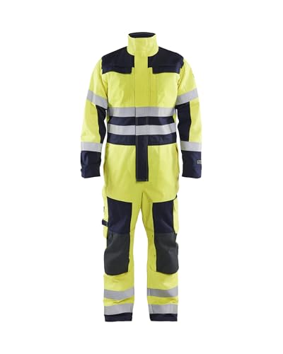 Blaklader 63781514 MULTINORM-OVERALLS, Gelb/Marine, grootte C152 von BLÅKLÄDER