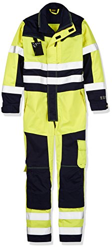 Blaklader 63781514 MULTINORM-OVERALLS, Gelb/Marine, grootte C60 von BLÅKLÄDER