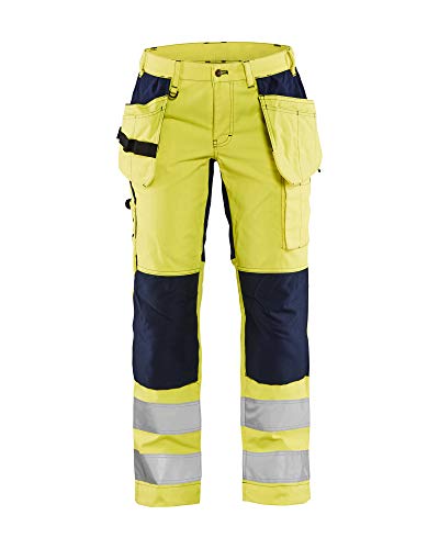 Blaklader 716318113389C38 Damen High Vis Arbeitshose mit Stretch, Gelb/Marine, Größe C38 Blaklader 716318113389C38 Damen High Vis Arbeitshose mit Stretch, Gelb/Marine, Größe C38 von BLÅKLÄDER