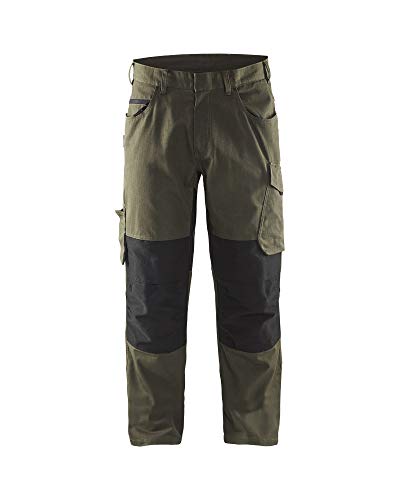 Blakläder 149513304599C46 Service Bundhose, Olivegrün/Schwarz, C46 von BLÅKLÄDER