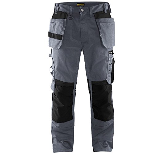 Blakläder 155518609499C48 Handwerker Bundhose Größe in Grau/Schwarz, C48 von BLÅKLÄDER