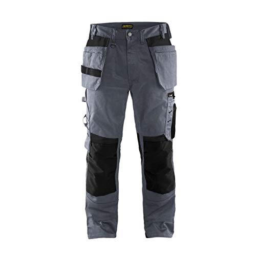 Blakläder 155518609499C62 Handwerker Bundhose Größe in Grau/Schwarz, C62 von BLÅKLÄDER