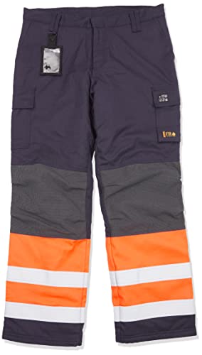 Blaklader 186915138953C50 Multinorm Inhärente Winter Arbeitshose, Marineblau/Orange, Größe C50 von BLÅKLÄDER