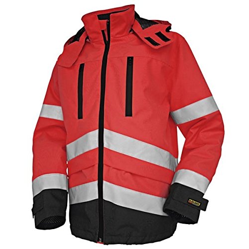 Blakläder 483719775599 x S High Schrauben Regenjacke Class 3 Größe XS rot/schwarz von BLÅKLÄDER