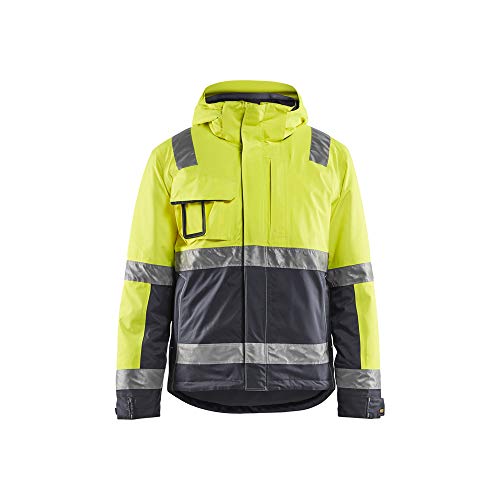 Blaklader 487019873396XL WinterJacke, High Vis Gelb/Mittelgrau, Größe XL von BLÅKLÄDER