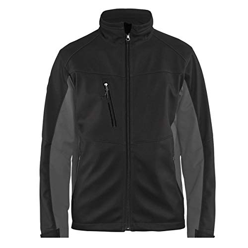 Blaklader 49502516 SOFTSHELL-JACKE, Schwarz/dunkelgrau, grootte XXXL von BLÅKLÄDER