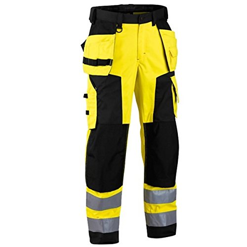 Blakläder Bundhose High Vis Klasse 2, 1 Stück, C52, gelb / schwarz, 156818113399C52 von BLÅKLÄDER