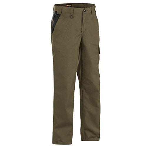 Blakläder Bundhose Industrie, 1 Stück, C44, khaki / schwarz, 140418002499C44 von BLÅKLÄDER