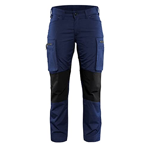 Blakläder Damen Service-Bundhose "Stretch" Größe C36 in marineblau/Schwarz, 1 Stück, 715918458999C36 von BLÅKLÄDER