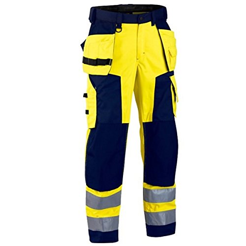 Blakläder High Vis Handwerker 15681811, Arbeitshose, Gelb/Marineblau, Größe D116 Blakläder High Vis Handwerker 15681811, Arbeitshose, Gelb/Marineblau, Größe D116 von BLÅKLÄDER