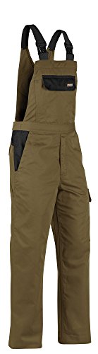 Blakläder Latzhose "Industrie", 1 Stück, Größe C154, khaki / schwarz, 266418002499C154 von BLÅKLÄDER