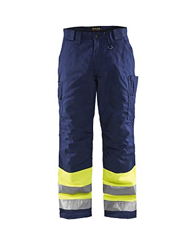Blakläder Winter-Bundhose "High Vis" Klasse 1 Größe, 1 Stück, C50, gelb/marineblau, 186218113389C50 von BLÅKLÄDER