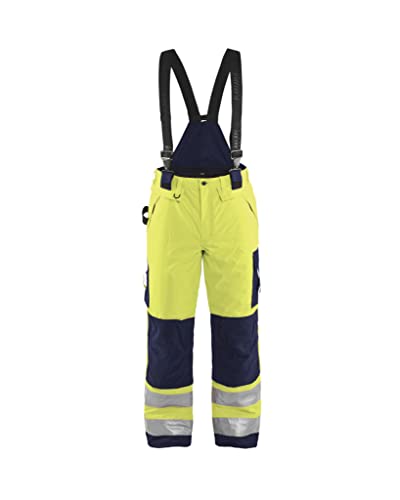 Blakläder Winterlatzhose "High Vis" Klasse 3 Größe, 1 Stück, D120, gelb/marineblau, 188519773389D120 von BLÅKLÄDER