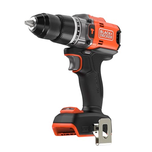 BLACK+DECKER 18V POWERCONNECT Akku-Bohrhammer, bürstenloser Motor, 50 Nm Drehmoment, 13 mm Schnellspannbohrfutter – Nur Gerät, BLD683XN-XJ BLACK+DECKER 18V POWERCONNECT Akku-Bohrhammer, bürstenloser Motor, 50 Nm Drehmoment, 13 mm Schnellspannbohrfutter – Nur Gerät, BLD683XN-XJ von BLACK+DECKER