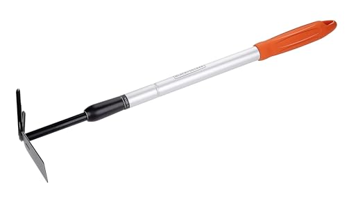 BLACK+DECKER Kultivator - Gartenharke und Hacke - Längenverstellbar 66-101CM - Kultivieren und Unkraut jäten - Kopf aus Kohlenstoffstahl von BLACK+DECKER