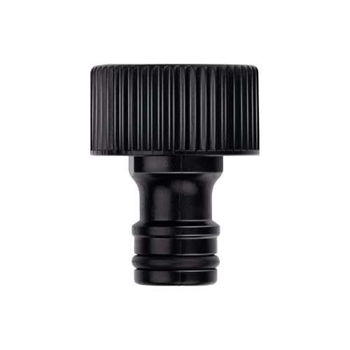 BLACK+DECKER Schlauchkupplung 3/4'' - ⌀ 19 cm - Anschlussstück - Kunststoff - Schwarz von BLACK+DECKER