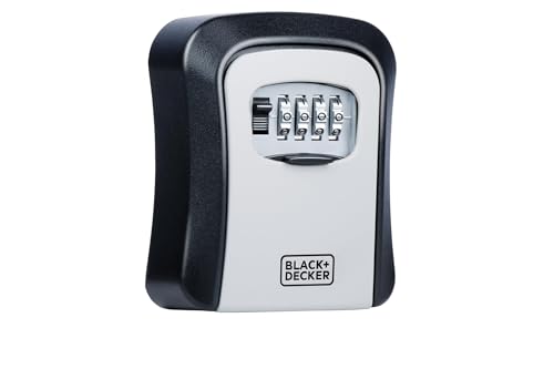 BLACK+DECKER Schlüsseltresor - mit Zahlenschloss - 4-stelliger Code - 10.000 Zahlenkombinationen - für den Innen- und Außenbereich - Robustes Metallgehäuse - Wasserdicht - Wandmontage BLACK+DECKER Schlüsseltresor - mit Zahlenschloss - 4-stelliger Code - 10.000 Zahlenkombinationen - für den Innen- und Außenbereich - Robustes Metallgehäuse - Wasserdicht - Wandmontage von BLACK+DECKER