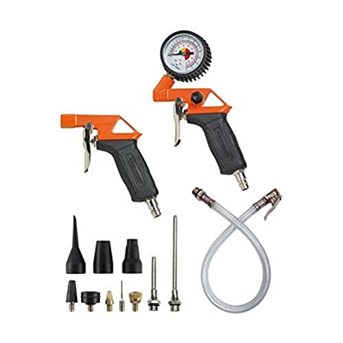 Black+Decker 9045879BND Piece 13-teiliges Air Kit-Zubehör - Idealer Satz für jeden Kompressor - 13 Stück - ein Muss für jeden Kompressor von BLACK+DECKER