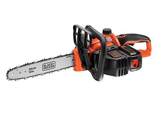 Black+Decker Li Ion Akku Kettensäge 36V GKC3630L25 mit Akku und Ladegerät – Ideal für Holz- & Gartenarbeiten – 30 cm Schwertlänge Black+Decker Li Ion Akku Kettensäge 36V GKC3630L25 mit Akku und Ladegerät – Ideal für Holz- & Gartenarbeiten – 30 cm Schwertlänge von BLACK+DECKER