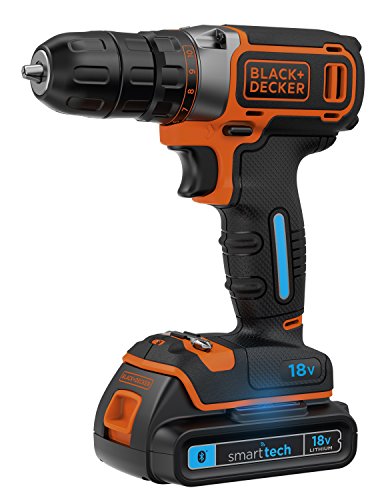 Black and Decker bdcdc18kst-qw – Bohrschrauber (18 V 1 Geschwindigkeit und 1.5 Ah mit Ladegerät 400 mA) von BLACK+DECKER