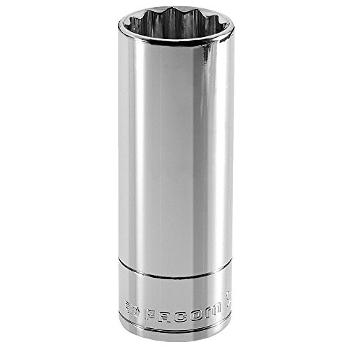 FACOM 1/2 Zoll Steckschlüssel, lang, 12 KT, Sw1 1/8 Zoll, 1 Stück, S.1'1/8LA von BLACK+DECKER