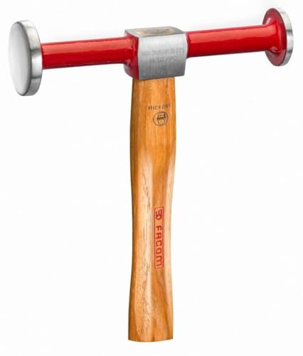 FACOM Ausbeulhammer Mitrunden Schlagflächen 600 GR mit Eschenholzstiel, 1 Stück, 861D.RPC von BLACK+DECKER
