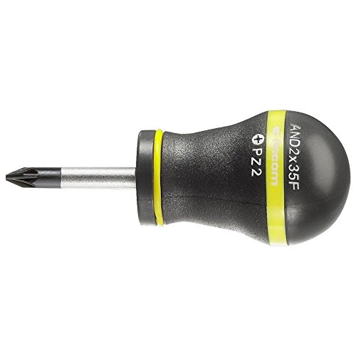 FACOM Schraubendreher Protwist®, Pozidriv, kurz, 2X35 mm, Fluoreszierend, 1 Stück, AND2X35F von BLACK+DECKER