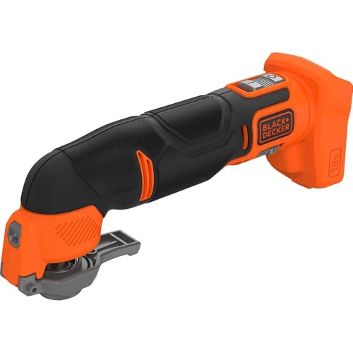 Oscillating Multi-Tool 18 V, Variable Speed 8,000 – 18,000 opm, 2.8° Oscillating Angle, Includes 18 Accessories, No Charger/Battery Black and Decker von BLACK+DECKER