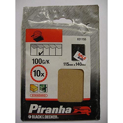 Piranha 100 g Viertelbogen ungelocht braun Alox 10 Stück von Piranha