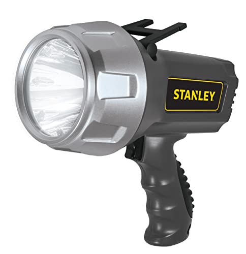 STANLEY SL5HS - Wiederaufladbarer 8LEDS-Scheinwerfer/Taschenlampe mit HALO-Energiesparmodus (900 Lumen, 5 Watt) von BLACK+DECKER