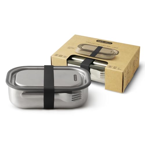 BLACK + BLUM EDELSTAHL LUNCHBOX GROSS schwarz von BLACK + BLUM
