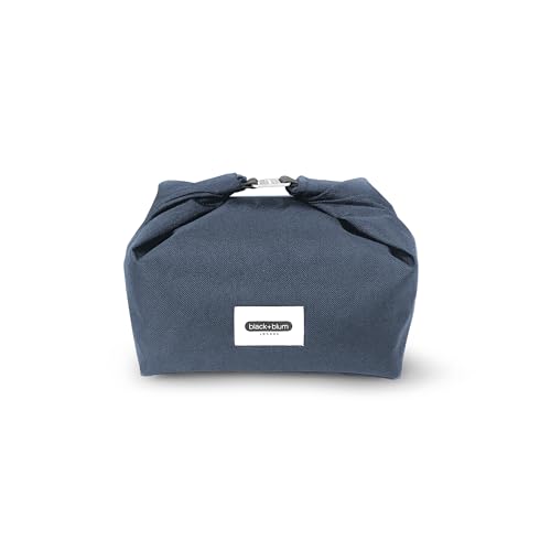 BLACK + BLUM Lunchtasche 6,7 L | recycelter Kunststoff | Ozean | isolierte Lunch Tasche | auslaufsicher dank Rolltop-Konstruktion | Wasserabweisende Innenfläche | hält Lebensmittel kühl von BLLNR