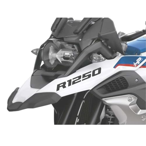 2pcs Aufkleber R1250 kompatibel für Motorrad R1250 GS R 1250 HP Adventure (Anthrazit) von BLACK DOVES GRAPHICS