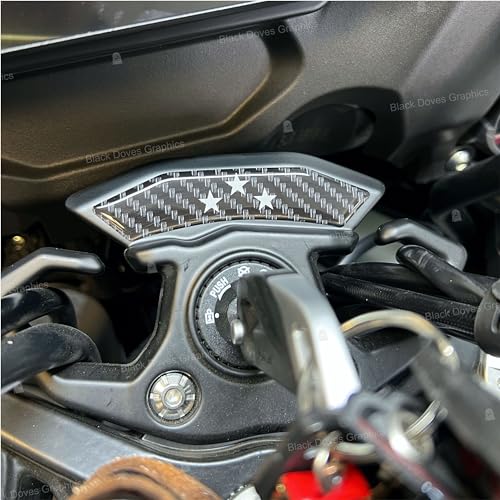 3D-Aufkleber aus Harz, kompatibel mit Benelli TRK 702 X (Schlüsselbereich) von BLACK DOVES GRAPHICS