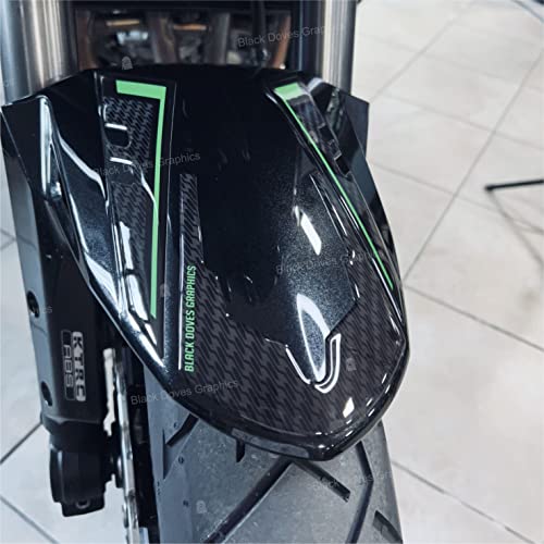Aufkleber aus Harz, 3D, kompatibel mit Motorrad Kawasaki Versys 1000 2019 2022 (ParafanGO-Schutz) von BLACK DOVES GRAPHICS