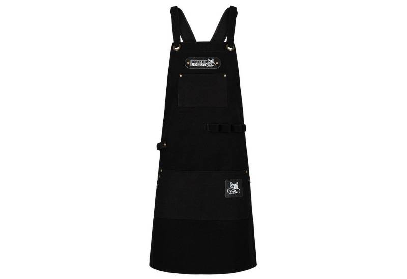 BLACK FOREST FOX Grillschürze Canvas Arbeitsschürze, Grillschürze BBQ Kochschürze Art & Comfort in, COMFORT Schwarz BLACK FOREST FOX Grillschürze Canvas Arbeitsschürze, Grillschürze BBQ Kochschürze Art & Comfort in, COMFORT Schwarz von BLACK FOREST FOX