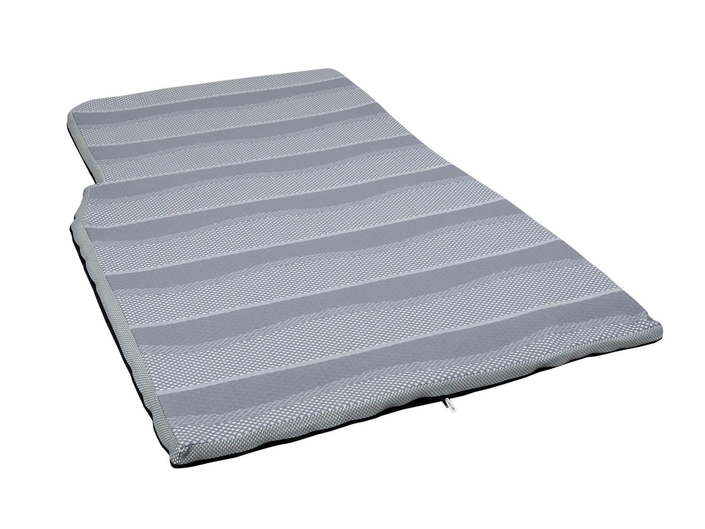 Kaltschaummatratze Topper Ford Nugget ab 2024 V710 maßgefertigt HR-Kaltschaum unten Grau, BLACK FOREST FOX von BLACK FOREST FOX