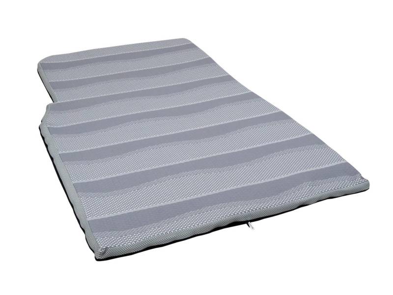 Kaltschaummatratze Topper Ford Nugget ab 2024 V710 maßgefertigt HR-Kaltschaum unten Grau, BLACK FOREST FOX von BLACK FOREST FOX