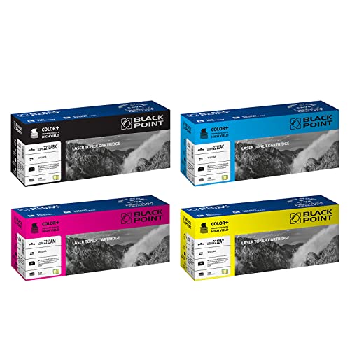 BLACK POINT 4Pack Toner (MIT CHIP) für HP 207A HP 207X W2210X W2211X W2212X W2213X für HP Color Laserjet Pro MFP M283fdw Laserjet Pro MFP M282nw Laserjet Pro MFP M255dw M255nw M283fdn M283 M282 von BLACK POINT