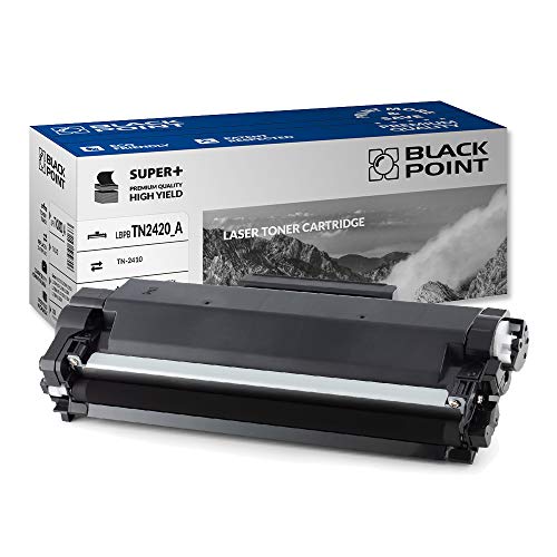 BLACK POINT Premium Toner Kompatibel zu TN-2420 TN2420 TN-2410 TN-2410 - Schwarz für Brother HL-L2350DW Brother MFC-L2710Dw HL-L2375DW L2310D L2370DN DCPL2530DW DCPL2510D L2550DN MFC-L2750DW L2710DN von BLACK POINT