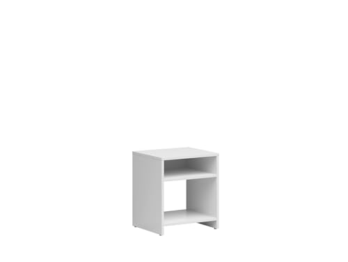 BLACK RED WHITE® Nachttisch Neno | Beistelltisch im Modern Stil | 40x36 | für Schlafzimmer, Jugendzimmer von BLACK RED WHITE