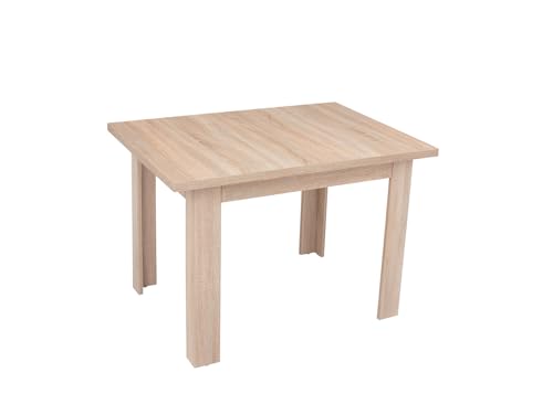 BLACK RED WHITE Ausziehtisch Eiche Sonoma 110/155x75 cm BLACK RED WHITE Ausziehtisch Eiche Sonoma 110/155x75 cm von BLACK RED WHITE