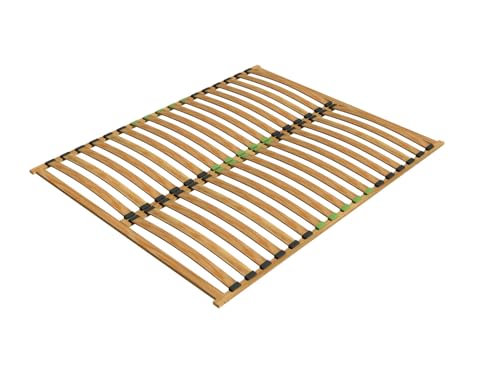 BLACK RED WHITE Bettgestell Ergo Basic Holzrahmen 140x200 cm, Nicht verstellbar, L: 196 cm, B: 139 cm, H: 3 cm, geeignet für Ihr Schlafzimmer-Interieur von BLACK RED WHITE